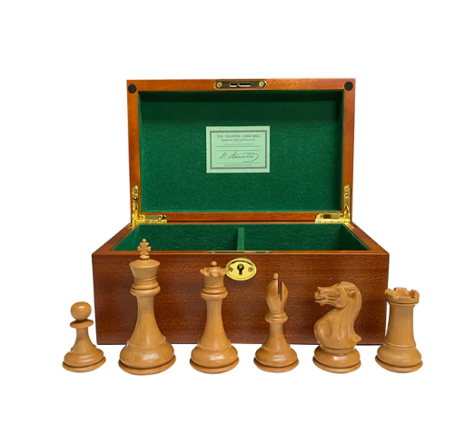1849 Antique Staunton Collectors Series Chess Men & Box -  CHESSMAZE STORE UK